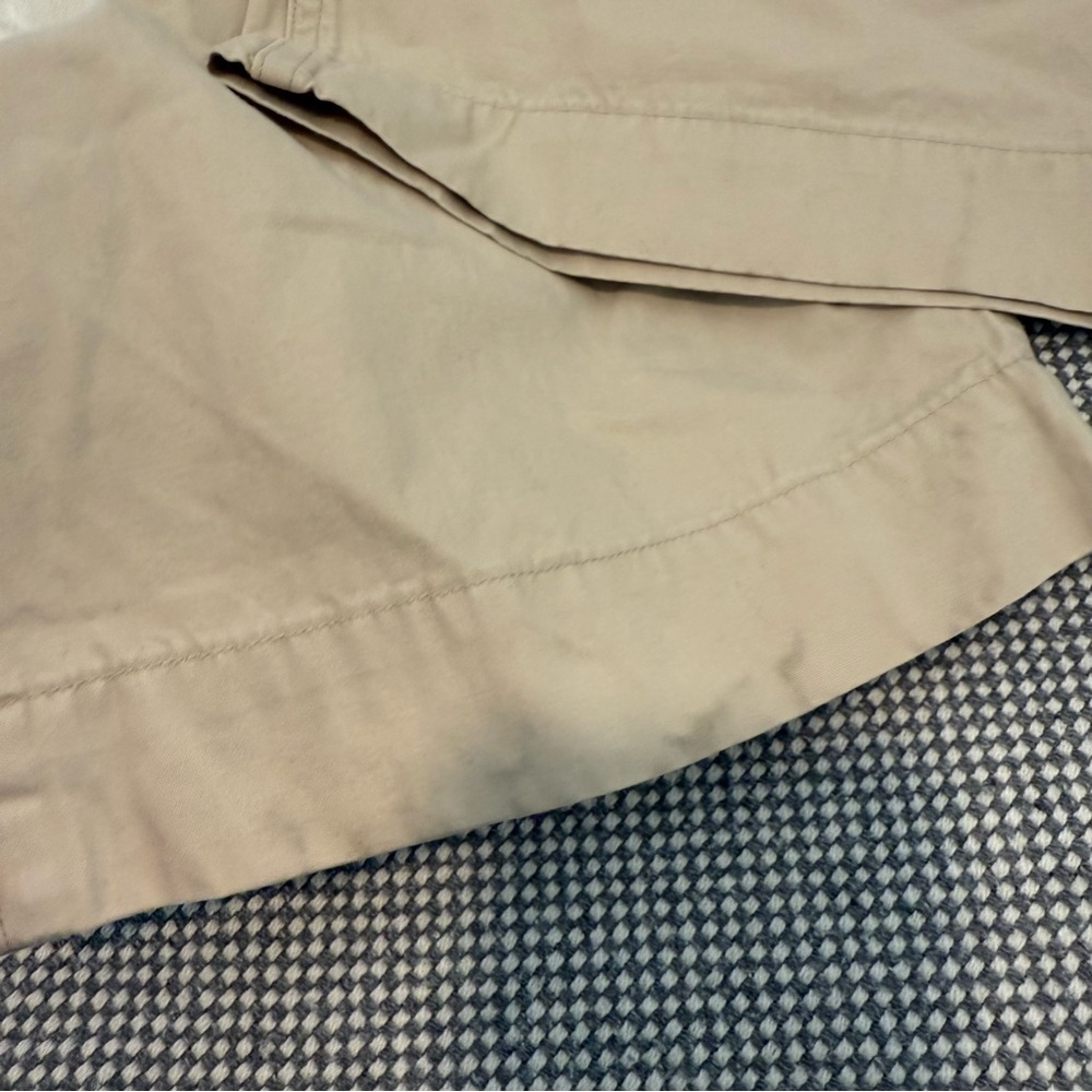 NWT American Eagle AE77 Premium Pleated Cargo Pants Khaki Women's Size 4 - Picture 7 of 13